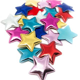75% OFF Metallic Padded Star Fabric Sew-on Patch 35mm