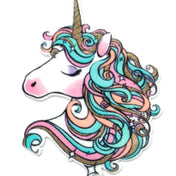75% OFF Swirly Pastel Unicorn Head Acrylic FB 53mm