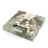 winter fir tree pine mistletoe scented tea light lights tealight tealights uk cute kawaii festive gift gifts shop store box boxed set of 9 by Candlelight co ltd scented candle candles present for her women sister mum 