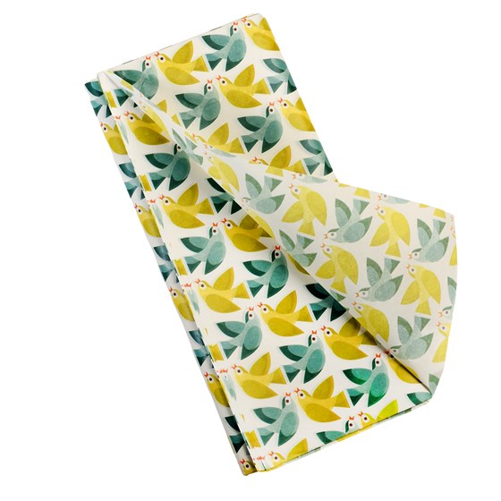 rex london love bird birds tissue paper vintage dove doves bird uk packaging supplies cute kawaii stationery papers wrapping yellow turquoise