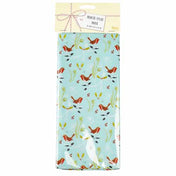 Rex london tissue paper pack of 10 large sheets wrap wrapping papers gift packaging supplies uk winter walk robin robins birds nature pale blue turquoise pretty wrap festive christmas berries leaves foliage