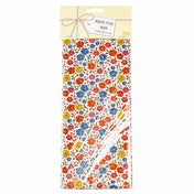Rex london tissue paper pack of 10 large sheets wrap wrapping papers gift packaging supplies uk floral retro ditsy tilde pretty flower flowers pink orange blue yellow happy colours cute kawaii uk small little dainty