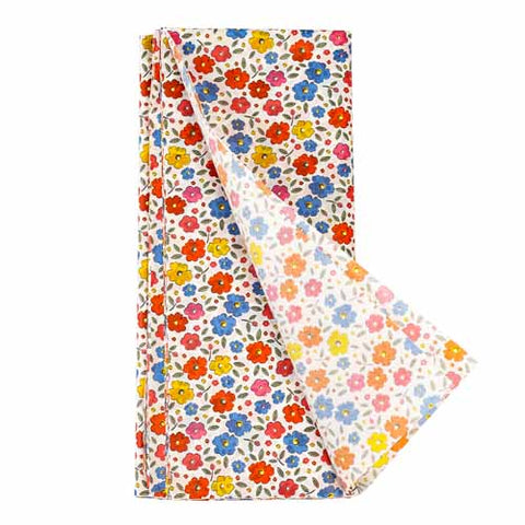 rex london tissue paper small pack of 2 sheets taster bundle  gift wrap wrapping uk packaging supplies cute pretty kawaii floral flower flowers ditsy small tilde bright colours retro vibes uk