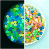 glow in the dark 6mm round small bead beads bundle uk cute kawaii craft supplies