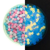 glow in the dark halloween bead beads bundle 6mm round acrylic pink blue luminous uk cute kawaii craft supplies