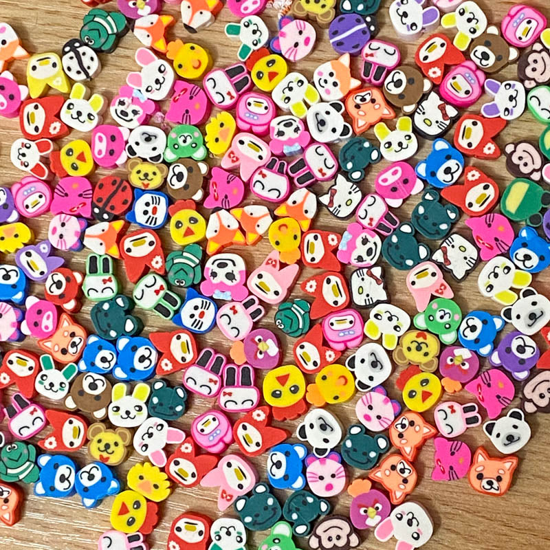 animal bead beads polymer clay fimo poly animals cute kawaii uk cute craft supplies shop store crafts bundle set