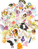 bargain sticker flake bundle of 30 kawaii stickers uk stationery theme themes