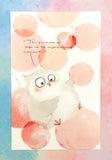 kawaii watercolour animal post card postcards cute kawaii stationery uk fox bear owl pretty cards