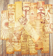 vintage sepia retro feel victorian old style card bookmark bookmarks book marks uk cute kawaii stationery gifts bundle maps advert adverts signs