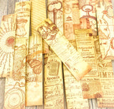 vintage sepia retro feel victorian old style card bookmark bookmarks book marks uk cute kawaii stationery gifts bundle maps advert adverts signs