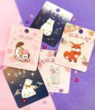 polar bear bears white cat cats fox foxes puppy puppies dog dogs kawaii iron on patch applique appliques small cute gift presentation pack set floral star uk cute kawaii gifts