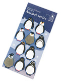 standing page marker index tabs sticky memo pack penguin penguins birds cute wildlife planner