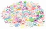 pastel acrylic pearly pearl fb flat back flatbacks bundle of 25 pretty embellishments uk cute craft supplies