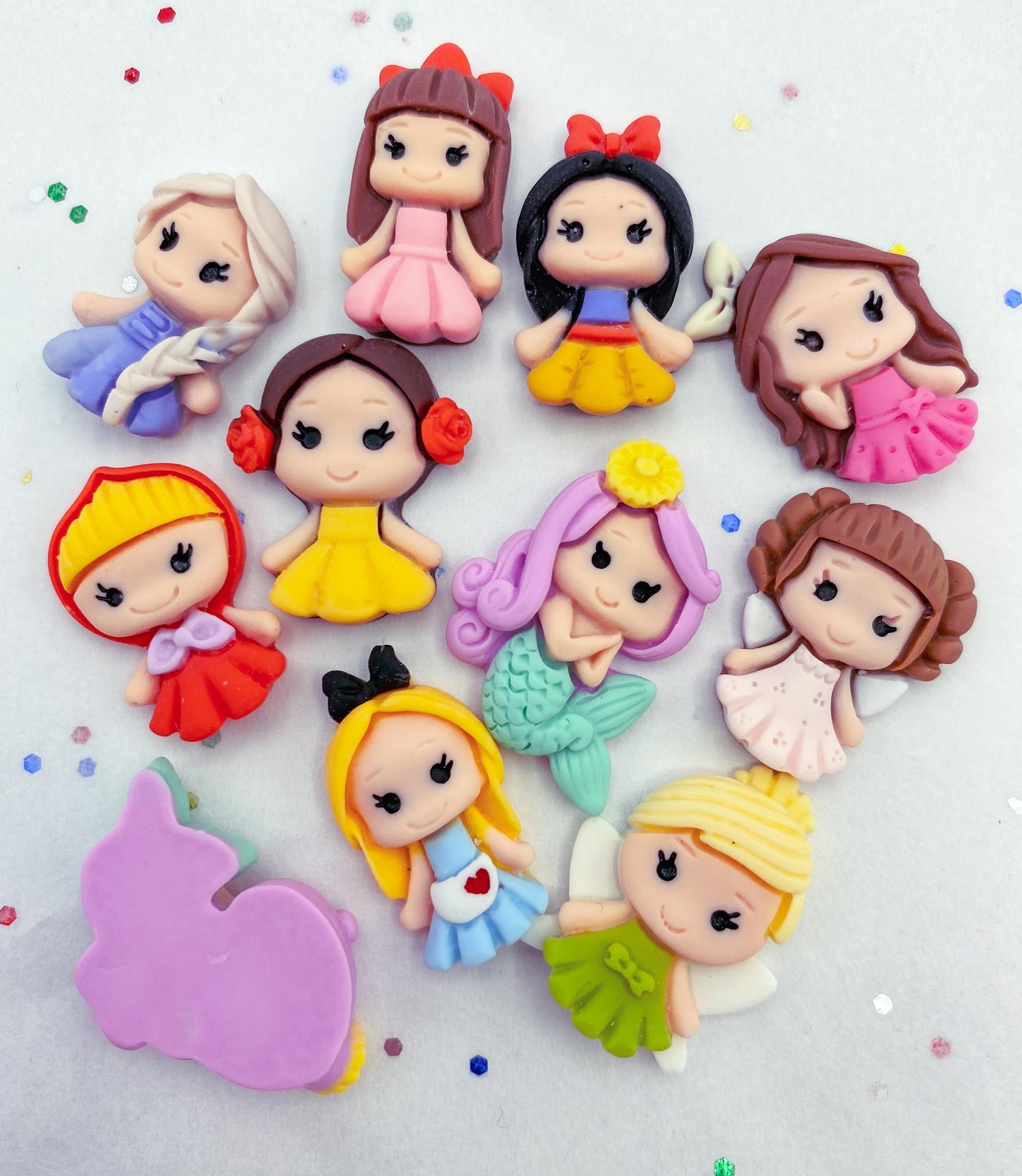 Kawaii Princess Resin Flatback