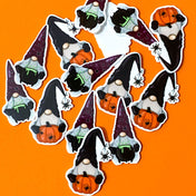 halloween pumpkin gnome gnomes gonk gonks cauldron witch witches magic magical flatback fb planar acrylic resin flatbacks flat back embellishments orange black green spider uk cute kawaii craft supplies hat hats pointed
