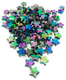 dark rainbow ab iridescent star acrylic beads stars deep oil on water uk craft supplies  cute kawaii bundle deep dark rainbows  10mm 1cm shimmer