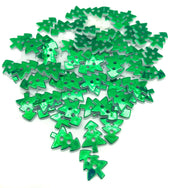 green metallic foil foiled christmas tree trees button buttons acrylic uk cute kawaii craft supplies xmas festive