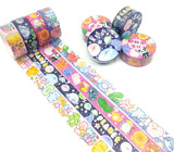 3m wrapped kawaii washi tape tapes cute space planets pink animal animals ocean seashore gummy bear uk stationery rolls