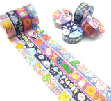 3m wrapped kawaii washi tape tapes cute space planets pink animal animals ocean seashore gummy bear uk stationery rolls