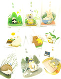 animal postcard postcards cute kawaii uk stationery nature cards