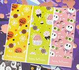 75% OFF Halloween Pack of 3 sheets tall Sticker Seals (9)