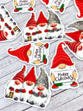 cute festive christmas gnome gnomes gonk gonks acrylic planar flatback flat back fb fbs embellishment uk cute kawaii craft supplies red grey white merry 