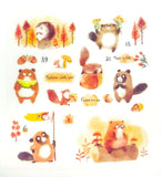 75% off Animals & Plants Cute Translucent Sticker Pack- 4 Options