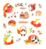 75% off Animals & Plants Cute Translucent Sticker Pack- 4 Options