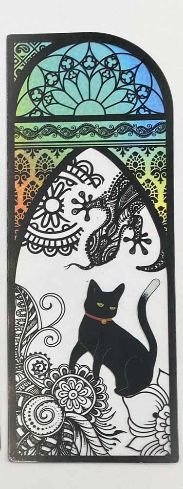 Half Price! CAT Vibrant Plastic Transparent Bookmark - Single Bookmark or Gift Pack of 3