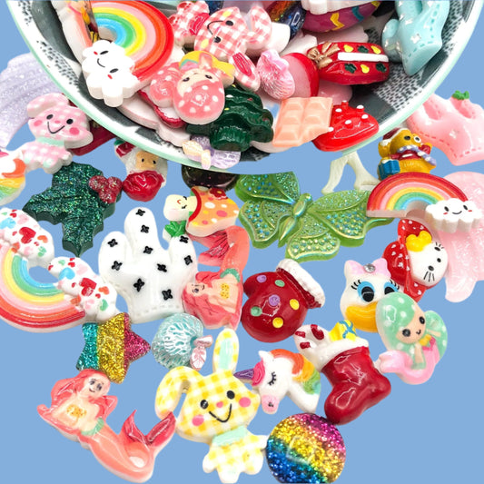 resin lucky dip fb flat back bundle kawaii embellishments uk decoden cute craft supplies embellishment cabochon cabochons bundles bargain flatbacks