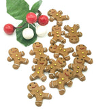 gingerbread man men cookie resin fb flat back 22mm christmas fbs uk cute kawaii craft supplies cookies