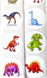 cute dino dinosaur dinosaurs round sticker stickers set of 18 small fun kids gift gifts uk stationery t-rex egg children stocking fillers