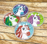 christmas festive unicorn unicorns puzzle puzzles ball bearing maze toy uk cute kawaii pretty gifts fun kids 