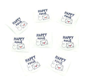 happy mail post cute kawaii packing packaging stickers envelope seals stationery uk sticker
