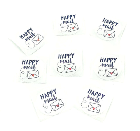 happy mail post cute kawaii packing packaging stickers envelope seals stationery uk sticker