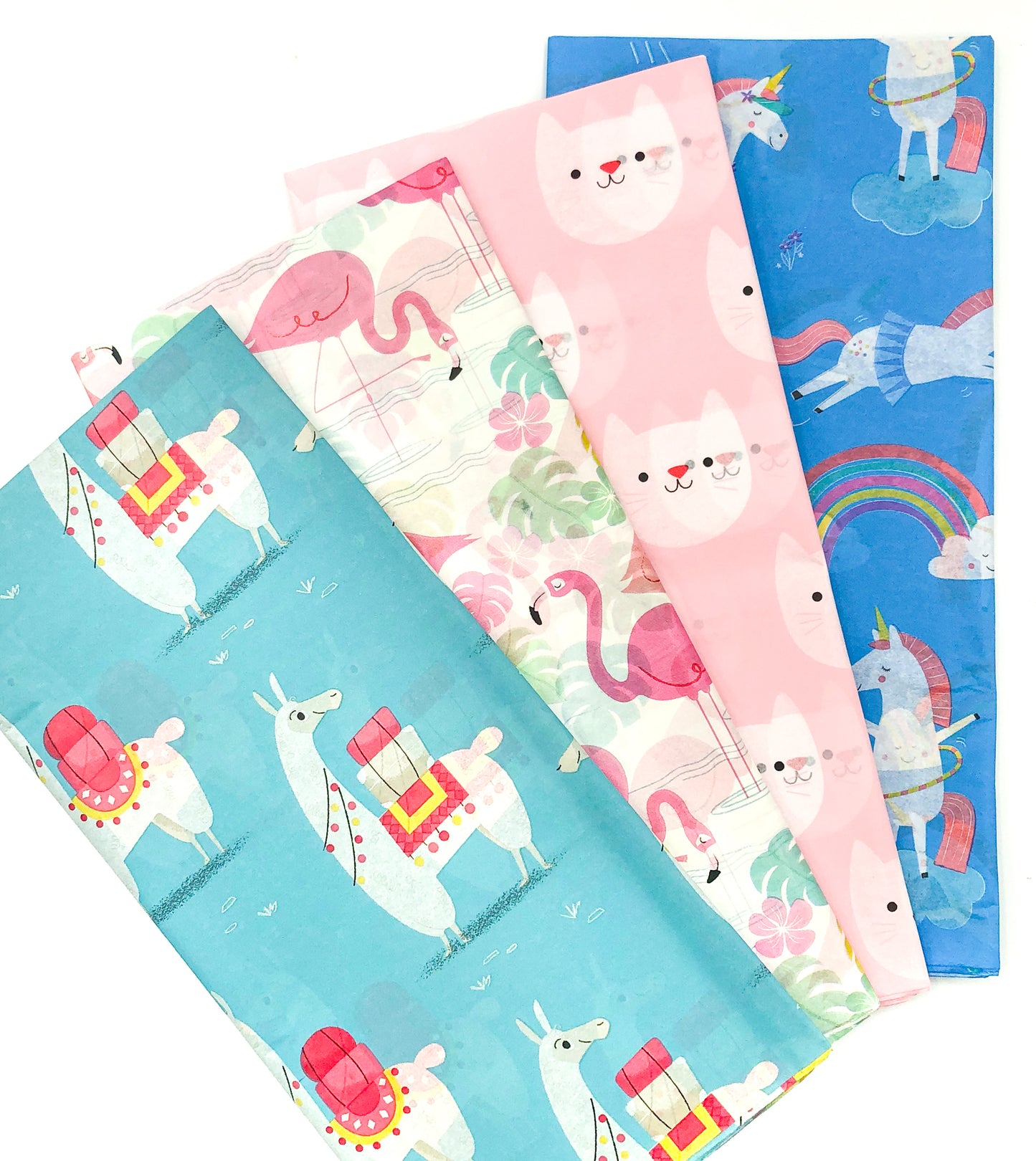 Half price! Tissue Paper Pack of 10 Sheets- Lucky Llama