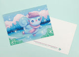 Kawaii Squirrel Exclusive Postcards - Set of 4 Winter/Christmas