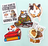 cute kawaii guinea pig pigs pets laptop sticker stickers uk stationery set sets gift gifts pretty lap top matte large big