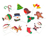 festive tattoo tattoos set of 12 cute christmas kids pack uk kawaii gift gifts stocking fillers