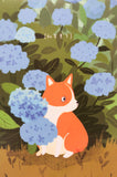Single Corgi Dog or Cute Fox Postcard (discontinued)