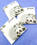 panda and bamboo note pad tear off sheets paper cute kawaii uk stationery