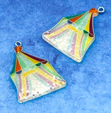 kawaii resin glitter large circus tent charm charms pendant pendants cat lolly unicorn gem crystal lipstick watermelon cute uk craft supplies