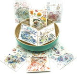 translucent matte sticker flakes packs of 40 stickers planner journalling