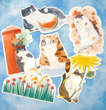 kawaii cat postcard postcards cute cats uk stationery bundle bundles kitty cards