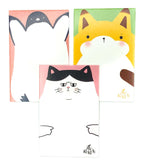 kawaii cute animal mini lomo postcards card cards fox penguin cat