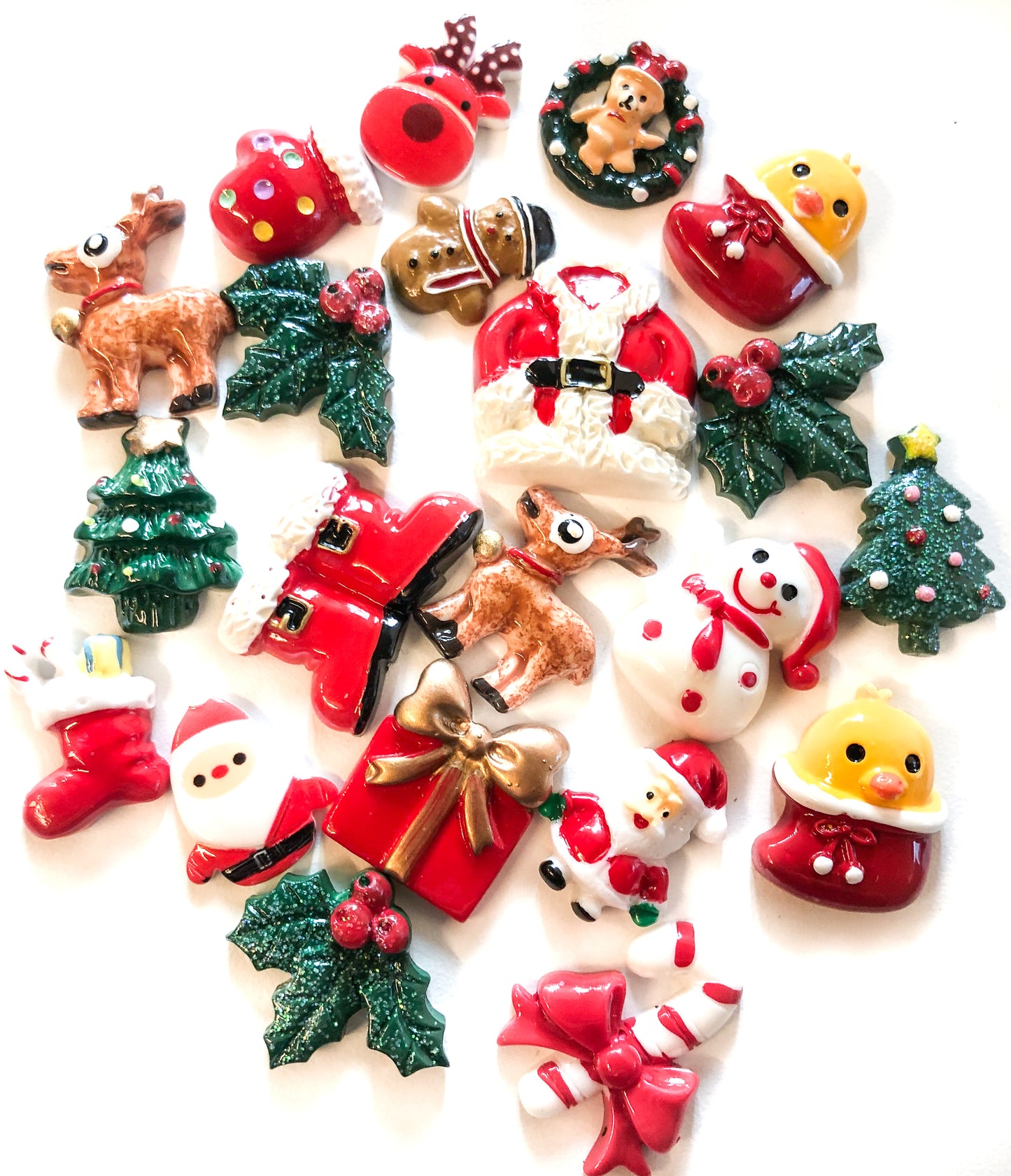 Just 40p! LUCKY DIP Resin & Acrylic FLATBACK Bundle x8