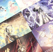 kawaii korean japanese cute postcard postcards art uk stationery princess magic magical fantasy animals