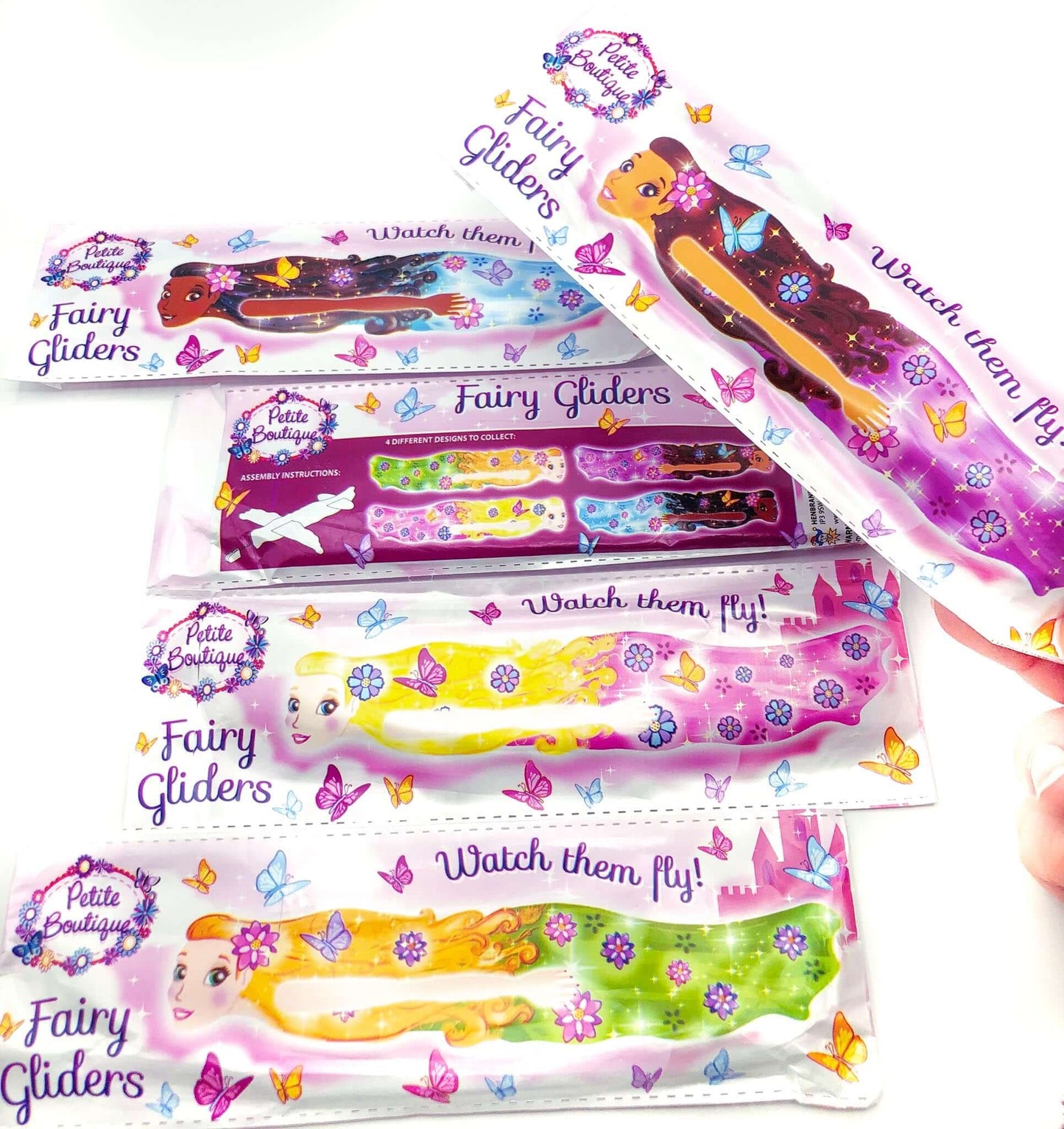 fun fairy glider gliders plane planes toy party stocking filler cute kawaii gifts uk polystyrene pretty fairies
