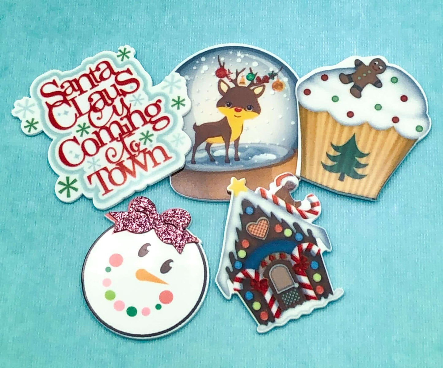 Just 30p! CHRISTMAS ACRYLIC FB - 5 Designs