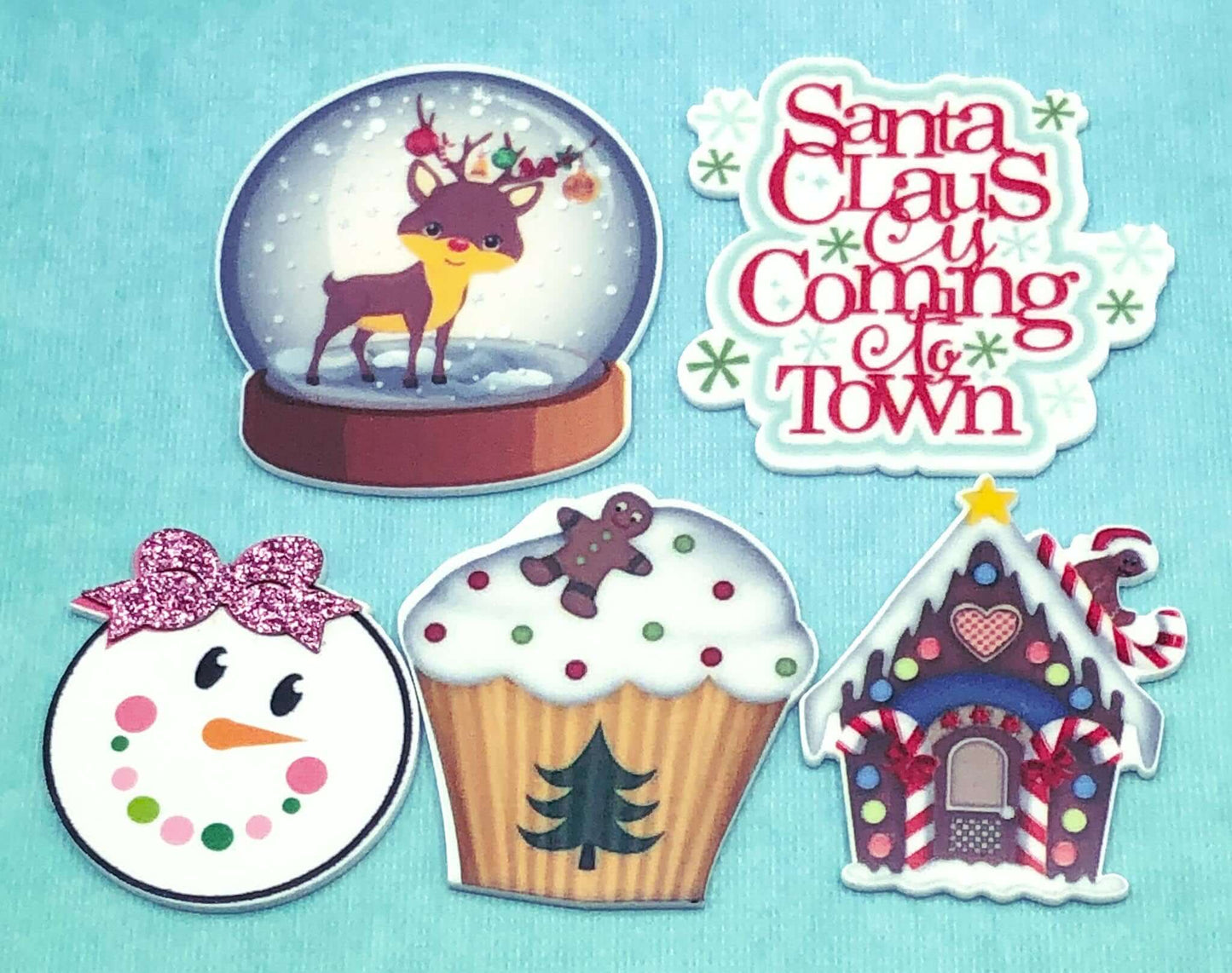 Just 30p! CHRISTMAS ACRYLIC FB - 5 Designs